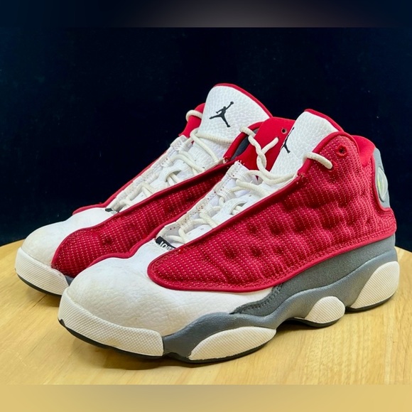 Air Jordan Flint Red Retro 13’s kids Sneakers sz 3y - Picture 2 of 10